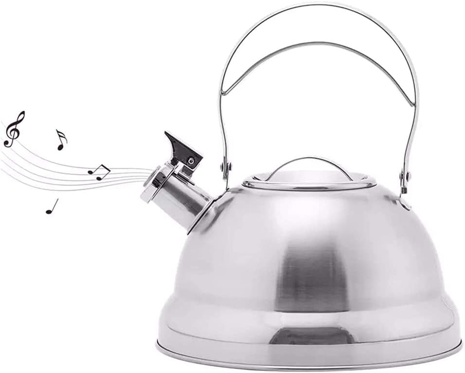 LIOONS Food Grade Tea Kettle 3.5l Whistle Kettle,Stainless Steel Tea Kettle Large Capacity Teapot with Anti-Scald Handle,for Stovetop Teakettle Tea Pot