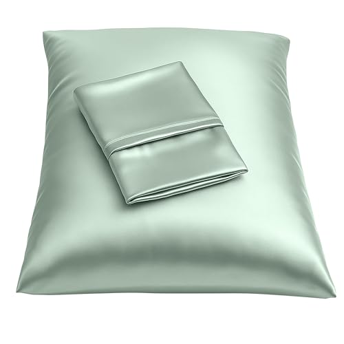 BLISSFORD mint satin pillowcase image