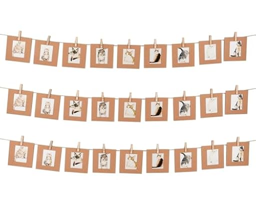 DS. DISTINCTIVE STYLE Marco de fotos de 2 x 3 pulgadas, decoración de pared, 30 piezas de papel para colgar, compatible con Polaroid, Fujifilm Instax Mini 12/11/9/40/8 película | Ya disponible en tu tienda friki favorita! En mundofriki.es!