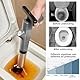Toiletten Pömpel Rohrreinigungs, Drain Clog Remover Drain Toilet Plunger, WC Rohrreinigungs 4 in 1 Toilet Plunger für Toilette/Waschbecken/Badewanne/Bodenablauf (grau)
