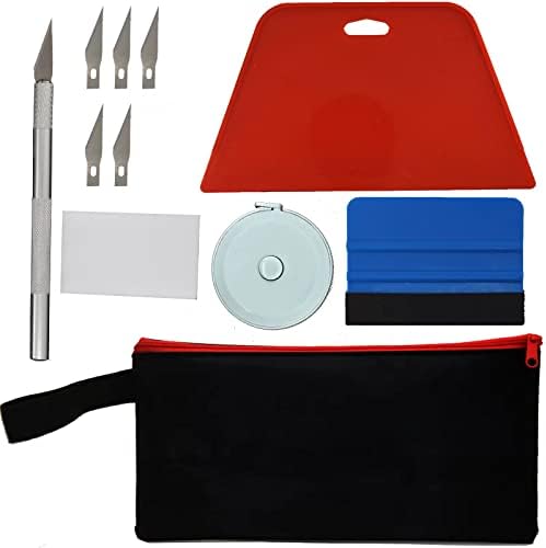 Window and Wallpaper Paper Smoothing Installation Tool Film Multi Function Smoothing Tool Window Film Craft Vinyl Application kit (11 Pack)