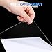 36 Sheets Transparent Laminate Sheets 8.5x11 inch Self Adhesive Laminating Sheets 100% Clear Waterproof Vinyl Laminator Sheets Overlay Lamination Sticker Film for Sticker Pape, Photo