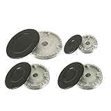 Cooker Hat Set Oven Gas Hob Burner Crown Flame Cap Replacement Kit Fits Most Gas Stove Burners Head for Kitchen Stove Lid Kit