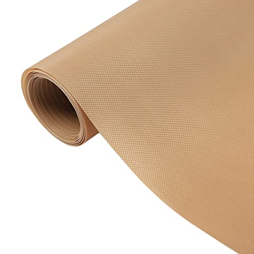 Image of Rylan (45 cm x 5 m) Multipurpose Anti-Slip Mat, Sheet for Fridge, Kitchens, Cupboard, Drawers, Shelf Liner | Super Strong EVA, Water Resistant (Diamond Texture, Beige)