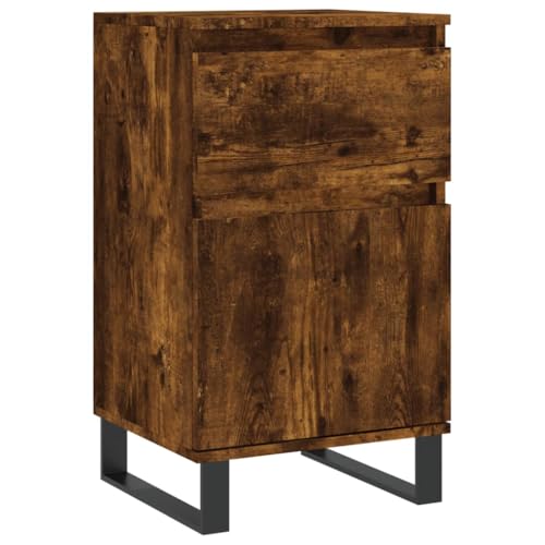 Cómoda de madera con patas de metal en un sofisticado acabado moderno y resistente 2