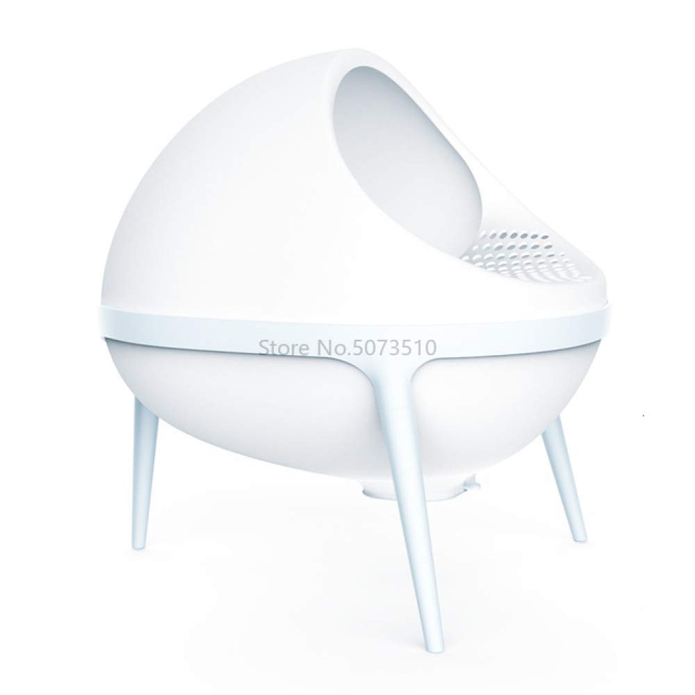 SHUO Cat Bacino lettiera igienica Gatto Grandi Semi racchiusi Toilette Forniture | cestini per i rifiuti Cat