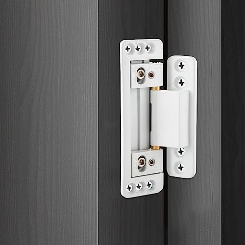 Ultradünne versteckte Türscharniere Unsichtbares Scharnier für Geheimtür Heavy Duty verdeckte Scharniere Verstellbares Hintern Scharnier 12 * 3.7 * 2.2cm