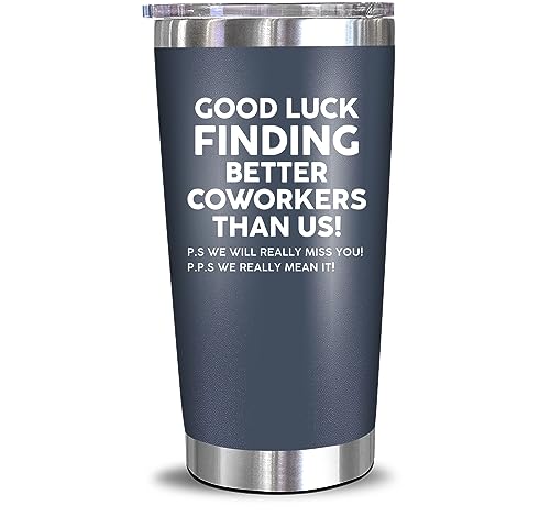 Image of NewEleven Coworker Leaving Gifts - Farewell, Going Away Gift For Coworker - New Job, Goodbye, Good Luck Gifts For Coworkers, Colleagues, Boss, Men, Women, Friends - 20 Oz Tumbler