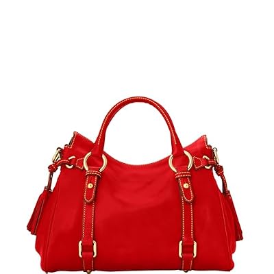 Dooney & Bourke Satchel Handbags for Women, Florentine Leather Bag with Optional Crossbody Strap