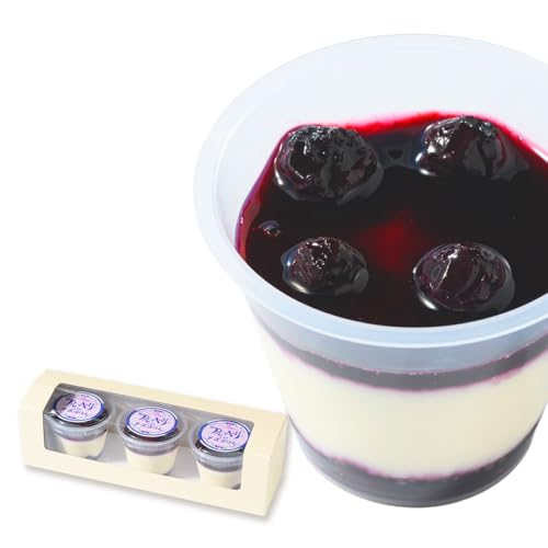 とろ生チーズプリン(ブルーベリーソース)3個セット | プリン デザート スイーツ お菓子 洋菓子 菓子 ブルーベリーソース ベリー 生チーズ 冷凍 3個 セット