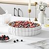 LOVECASA 7.4 Ceramic Utensil Holder For Kitchen Countertop Bundle 10 Inch Pie Dish Quiche Pan Set of 2