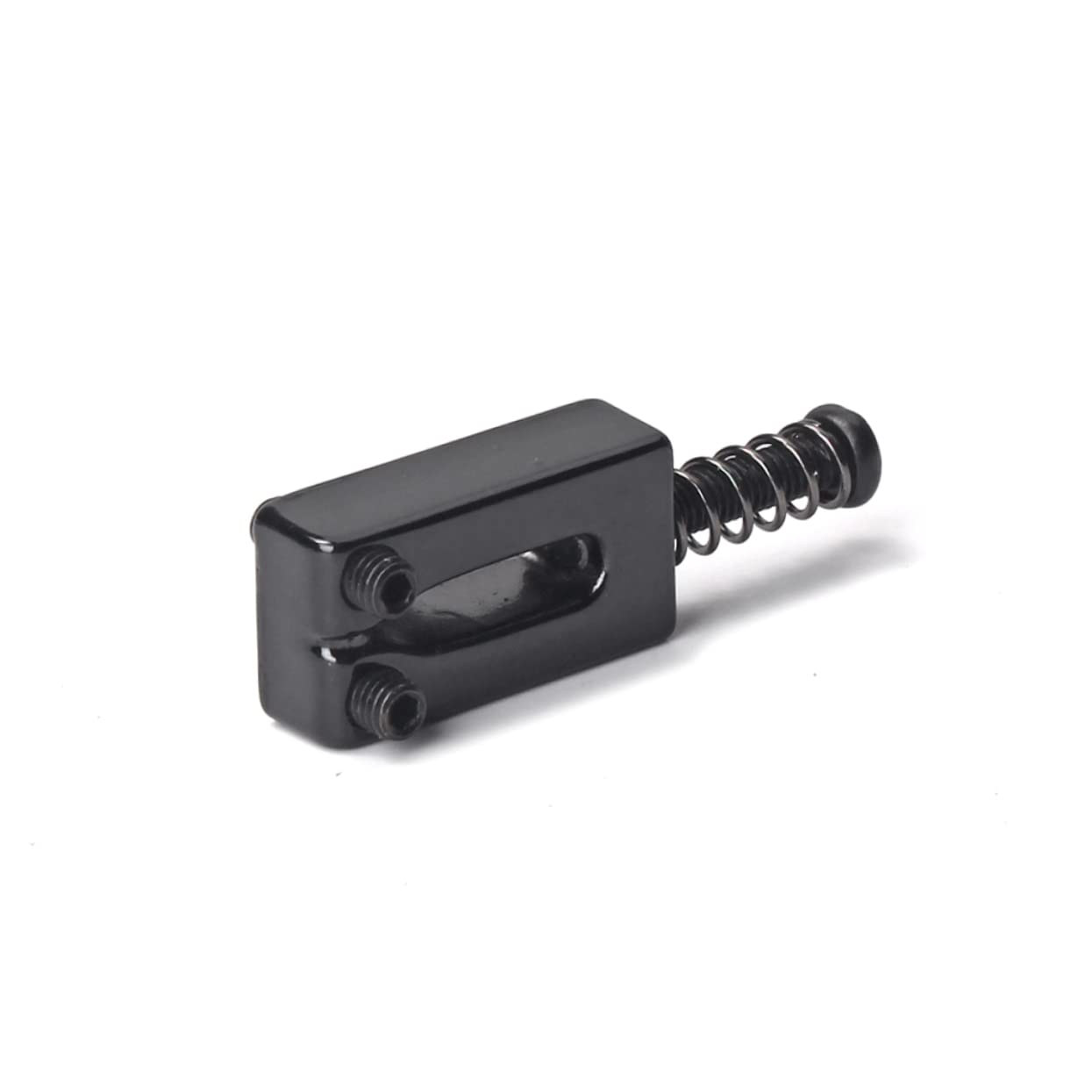 Levemolo Replacement Guitar Saddle Set Style Parts for Guitar Saddles Zinc Alloy Black