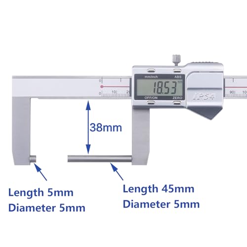 Calibrador digital para espesor de pared 0-6 pulgadas miniatura 2