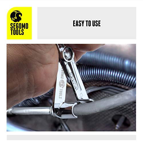 Segomo Tools Fuel Line Disconnect Tool - 5/16 Inch & 3/8 Inch Fuel Filter Tool For Quick Disconnection - Fuel Line Disconnect Tools For Fuel, A/C Line Service, Heaters - Fuel01 #TOP6
