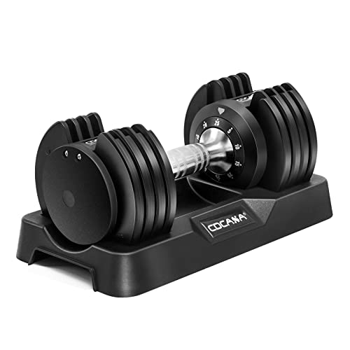 Adjustable Dumbbell Set, 25Lb Dumbbells Weight Set With Anti-Slip Metal Handle, Fast Adjust Weights By Turning Handle Suitable For Full Body Workout Fitness #TOP7
