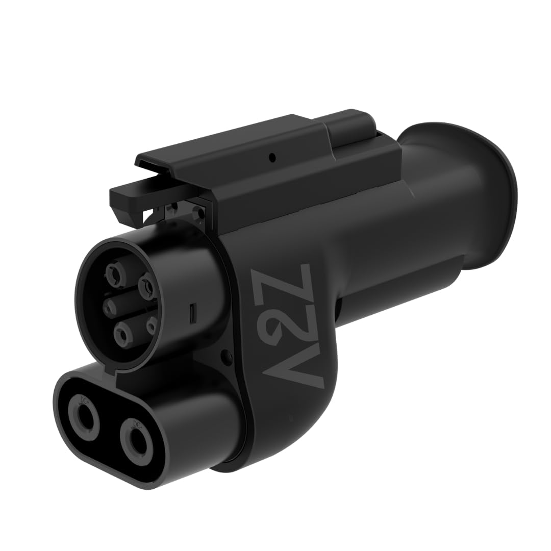 A2Z EV NACS Charger to CCS1 Vehicle - DC , The Typhoon Pro Plug - Level 3 DC Charging Station Compatible with Superchargers Only V3 and V4 - Fast EV Charger Adapter
