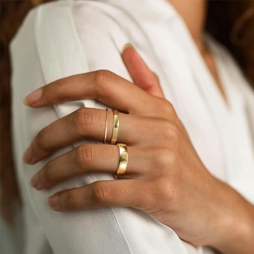 Gold Stackable Rings Set for Women,Dainty Vintage Stackable Knuckle,Wedding | Party Bands,Rings Pack Jewelry Gift