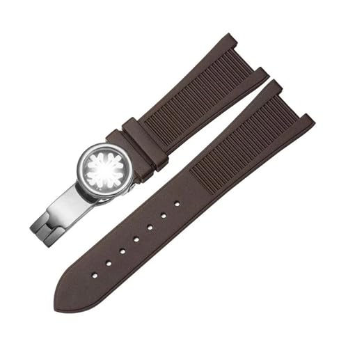 Bracelet de montre en caoutchouc silicone étanche pour montre homme 5711