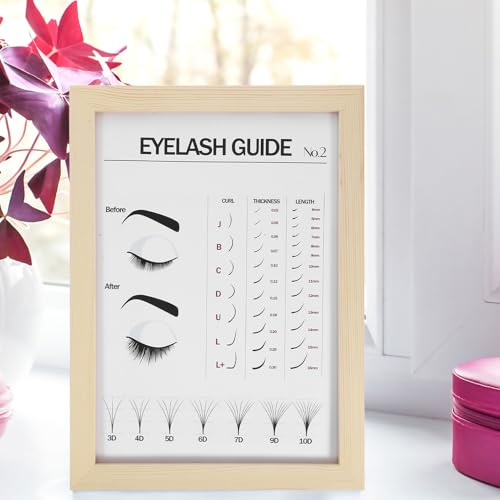 Planche de styles de faux cils pour décoration de salon de beauté moderne - 6