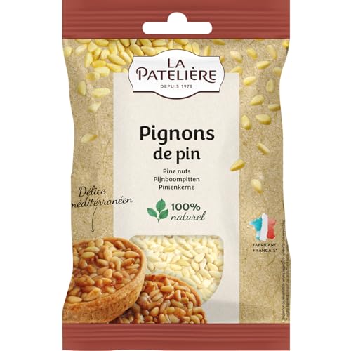 Pignons de pin LA PATELIERE lot de 3 sachets de 50g pour vos recettes