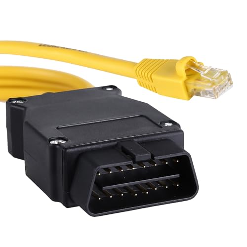 Image of Enet OBD2 Cable for BMW F- Series Coding, OBD ENET Cable RJ45 Compatible with E-SYS ICOM ISTA+ Bootmod3 Bimmercode, 6.6ft /2M