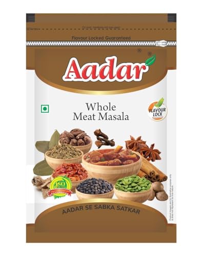 Image of Aadar Whole Meat Masala 50gm - Zipper Lock Freshness Seal Sabut Garam Masala 50g Mix of Aromatic Spices