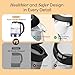 Cosori Electric Kettle, No Plastic Filter & Spout, 1.7L Tea Kettle & Hot Water Boiler For Coffee & Tea, Water Heater & Teapot, Automatic Shut Off, Borosilicate glass, Black, 1500W
