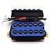 High Output Invader style Guitar Humbucker Pickups Ceramic Magnet Neck and Bridge Pickups For Electric Guitar Parts (Blue)