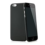 QUADOCTA Schutzhülle für Apple iPhone 6 6s - Ultra Slim Case Angusta in Solid Schwarz - Leicht...
