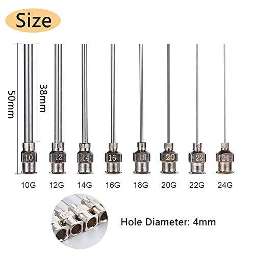 BENECREAT 16PCS Punta dell'ago di Erogazione in