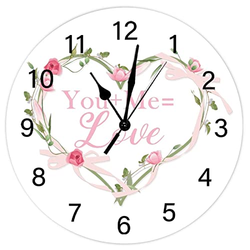 Horloge murale rustique campagnard avec citation pour décoration maison - 2