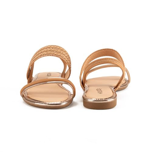 Sandália Feminina Mississipi Rasteira Tiras Rosê 37