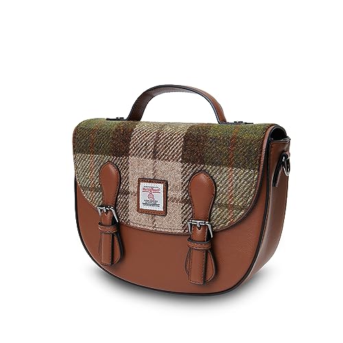 Islander The Medium Cobble Satchel - Medium Ladies Satchel With HARRIS TWEED4