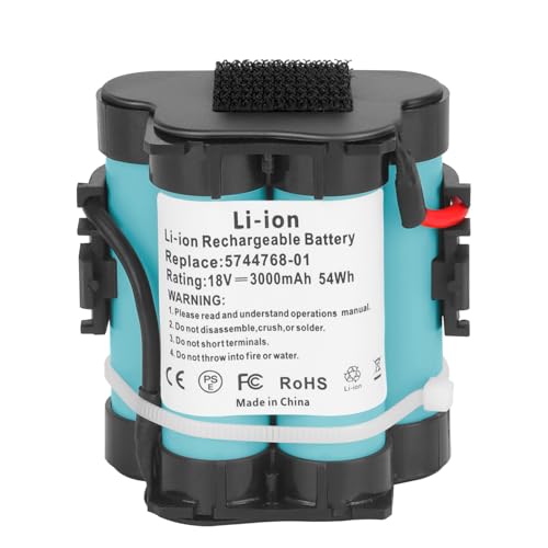 KUNLUN 3.0Ah 18V Lithium Ersatzakku für Gardena Mähroboter R38Li R40Li R45Li R50Li R70Li R75Li R80Li für Husqvarna Automower 105 305 308 308X für McCulloch ROB R600 R800 R1000