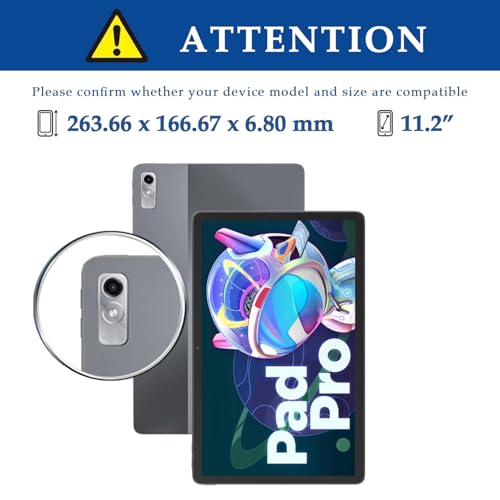 Coque protectrice Lenovo Tab P11 Pro 2nd Gen antichoc avec support - 2