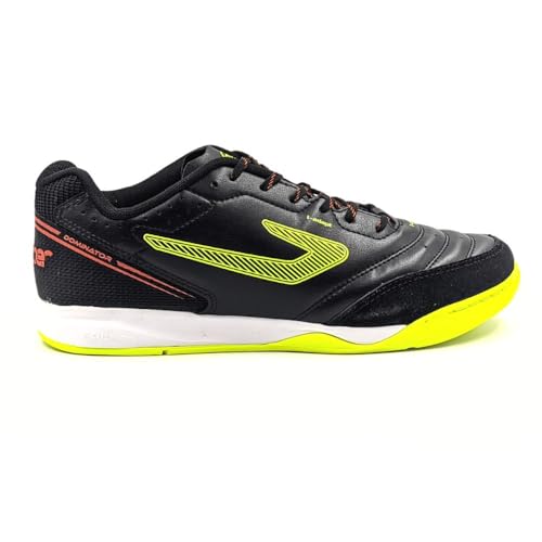 Chuteira Futsal Topper Dominator Td Iv Preto/amarelo Neon/vermelho Tp03260001 44