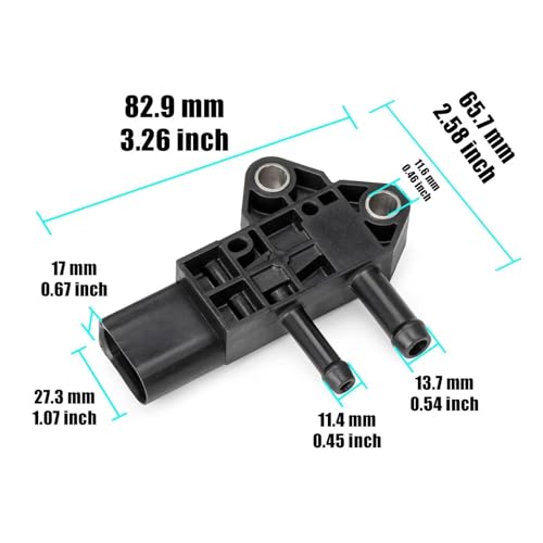 Capteur pression différentielle Sh01-182B2 haute sensibilité pour DPF Mazda 2.2 - 6