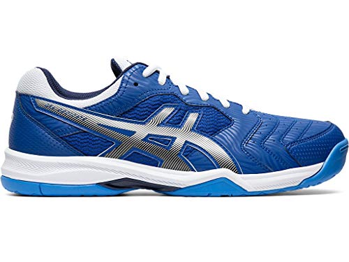 ASICS Men's Gel-Dedicate 6 Tennis Shoes, 7.5M, ASICS Blue/White
