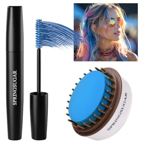 SPRINGSUGAR Blue Hair Chalk Comb Cover