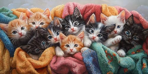 G 킢L Paint by Numbers hG Lbg l ʂ肦 lphGLoXNtg  LoXA[g uVƃANG̋, ItBX CeA rO, ւ̃Mtg 30x60cm (t