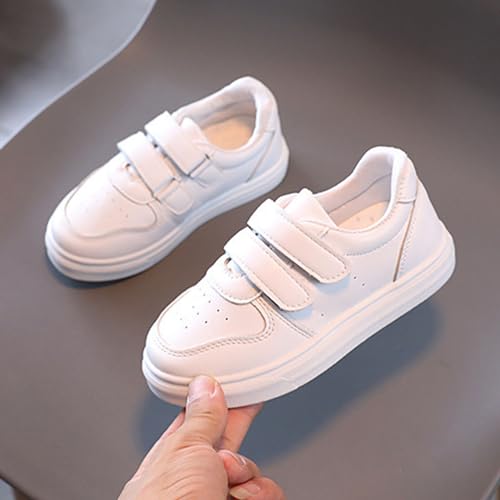 Little Girl Sneakers Toddler Boys Lightweight Breathable Slip on Tennis Shoes Flat Bottom Thick Sole Walking Shoes4