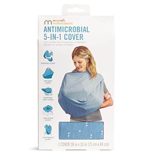 Munchkin® Milkmakers® Antimicrobial 5-In-1 Nursing Cover, Hipsteria Dots #TOP1