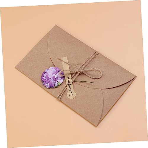 Tofficu Cartões retrô feitos à mão cartão de felicitações cartão de felicitações conjunto perolado v