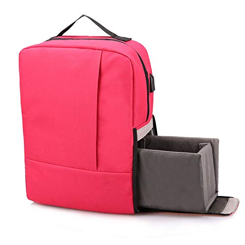 Kameratasche Laptop Rucksack 14 Zoll Für Frauen Männer Wasserdicht Diebstahlschutz Fotografie & Casual Reisetasche Mit USB Ladeanschluss Für