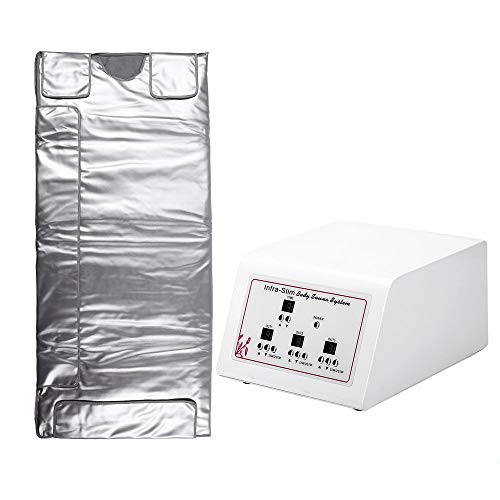 3 Zone Digital Far-Infrared (FIR) Heat Sauna Blanket,Reduce Weight Thin Body Home Beauty, Professional Detox Therapy Anti Ageing Beauty Machine