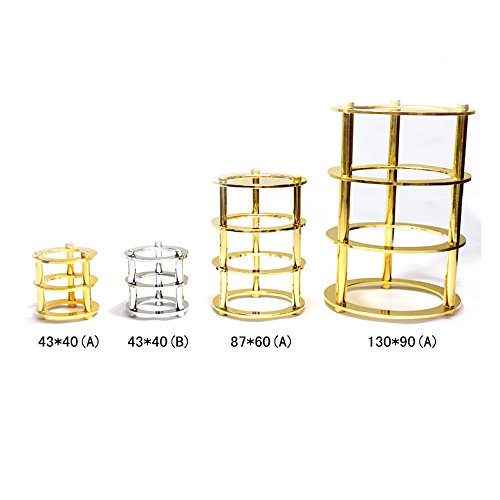 87 X 60Mm Gold Vacuum Tube Guard Protector Cover Fr El34 6L6 6L6Gc 5881 Audio Amp #TOP2