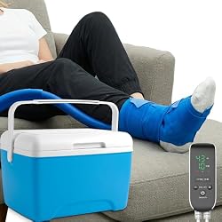 Cold Therapy Machine for Ankle, Programmable Timer, Temperature Display | Designed for recovery after ankle surgery or injury. Helps reduce swelling, relieve pain and restore ankle stability