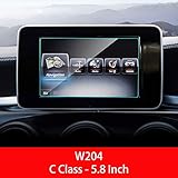 Für W204 W205 C-Klasse HHF Aufkleber TPU Auto GPS-Navigations-Schirm-Schutz HD löschen TPU Display-Schutzfolie for Mercedes Benz W204 W205 C-Klasse Autozubehör (Größe : 5.8 inch)