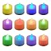 Lumabase 80412 12 Count Color Changing Battery Operated Tea Lights