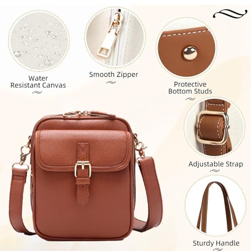 Sculpture Crossbody Bag, Sculpture 8F Crossbody Leather Bag, Women’s 2025 Upgrade Vintage Anti-Theft Crossbody Bag4